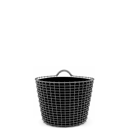 Handmade Basket Stainless Steel Bin 24 with Planting Bag